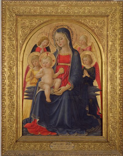 Madonna and Child with Angels by Bartolomeo Caporali